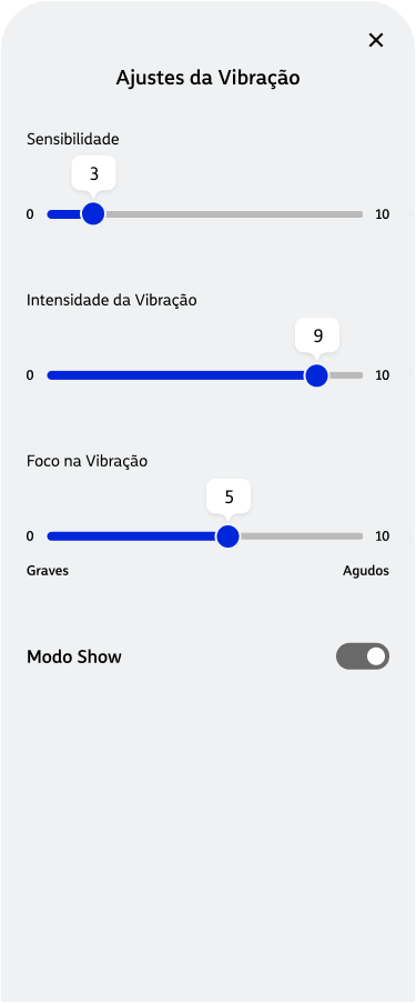 TIM Vibe — microfone ativo captando a música